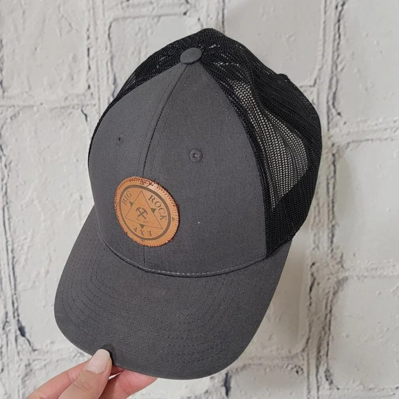BIG Rock Exp Logo Snapback Trucker Hat‎ Mesh Classic Fit Md/Lg Mens Cap - Picture 1 of 5